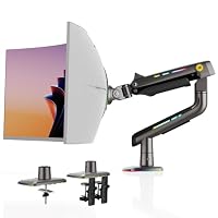 Amazon.co.jp: NB ERGONOMIC 【RGBライト付き】大型モニターアーム 大